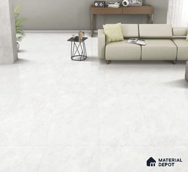 Marble Floor & Wall Tile TL 10860 B Nevia Tajmahal Ice 4 ft x 2 ft Glossy Finish Vitrified Tile - 9 mm | 6 Random Designs | Suitable for Living Room, Bedroom & Kitchen