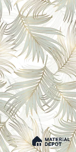 Tropical Wall Tile TL 12230 Antolia Decore 4 ft x 2 ft Policer Glid Finish Vitrified Tile - 9 mm | Suitable for Bathroom, Accent/Feature Wall, Foyer