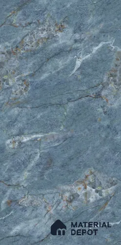 Endless Marble Floor & Wall Tile TL 10870 B Ileum Green 4 ft x 2 ft High Gloss Finish Vitrified Tile - 9 mm | 5 Random Designs | Suitable for Living Room, Bedroom & Kitchen