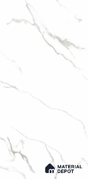 Endless Marble Floor & Wall Tile TL 10867 B Venato Bianco 4 ft x 2 ft Carving Matte Finish Vitrified Tile - 9 mm | 7 Random Designs | Suitable for Living Room, Bedroom & Kitchen
