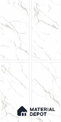 Endless Marble Floor & Wall Tile TL 10867 B Venato Bianco 4 ft x 2 ft Carving Matte Finish Vitrified Tile - 9 mm | 7 Random Designs | Suitable for Living Room, Bedroom & Kitchen