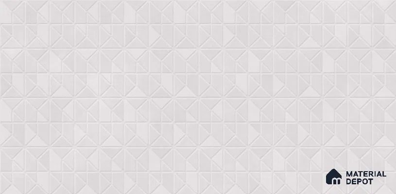 Patterned Wall Tile TL 11968 B Viena Mist Decor-1 4 ft x 2 ft Metallic Finish Vitrified Tile - 9 mm