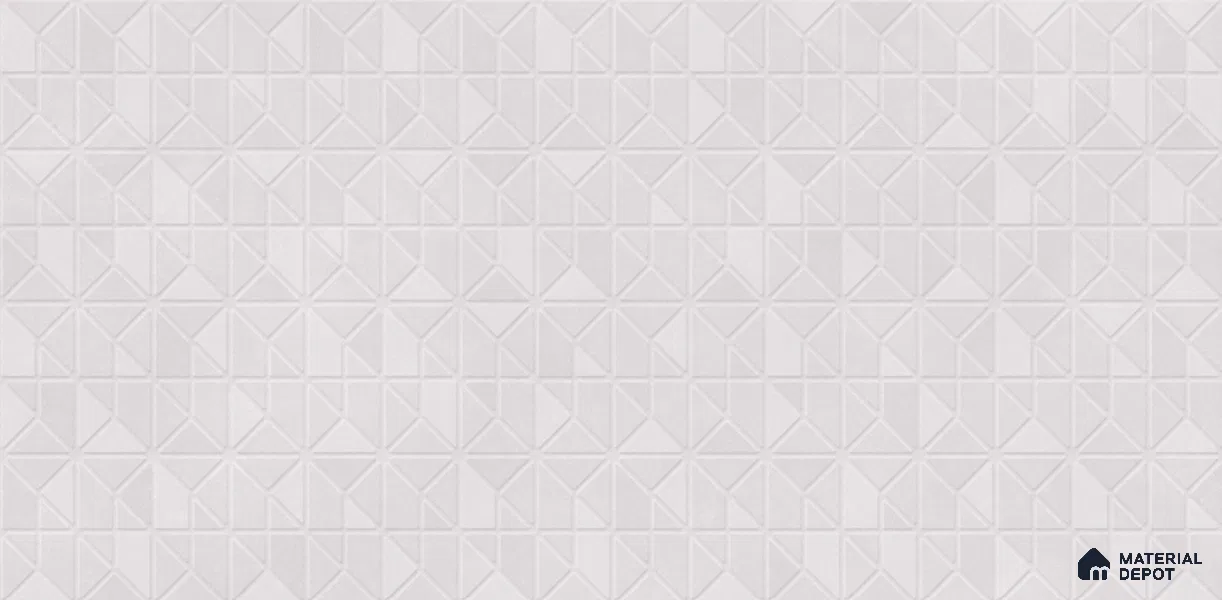 Patterned Wall Tile TL 11968 B Viena Mist Decor-1 4 ft x 2 ft Metallic Finish Vitrified Tile - 9 mm
