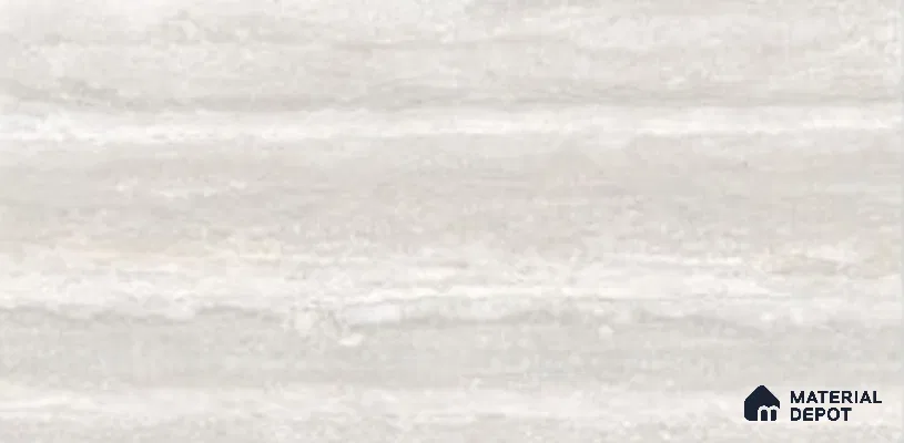 Stone Floor & Wall Tile TL 11993 Traverk White 4 ft x 2 ft Matte Finish Vitrified Tile - 9 mm 