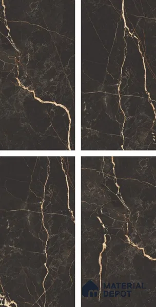 Marble Floor & Wall Tile TL 10869 Port Laurent 4 ft x 2 ft High Gloss Finish Vitrified Tile - 9 mm | 5 Random Designs | Suitable for Living Room, Bedroom & Kitchen