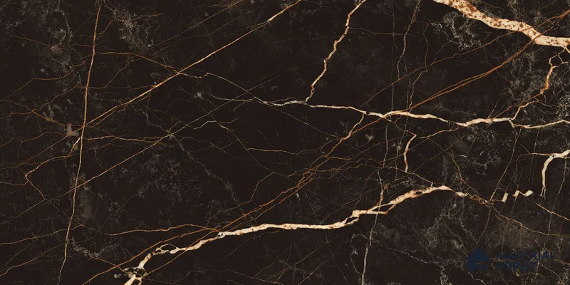 Marble Floor & Wall Tile TL 10869 Port Laurent 4 ft x 2 ft High Gloss Finish Vitrified Tile - 9 mm | 5 Random Designs | Suitable for Living Room, Bedroom & Kitchen