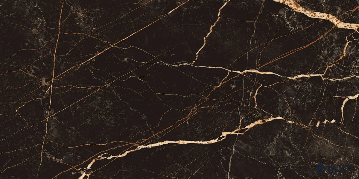 Marble Floor & Wall Tile TL 10869 Port Laurent 4 ft x 2 ft High Gloss Finish Vitrified Tile - 9 mm | 5 Random Designs | Suitable for Living Room, Bedroom & Kitchen