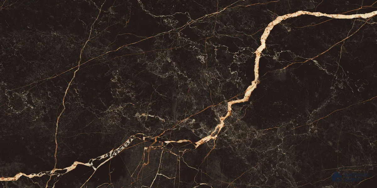 Marble Floor & Wall Tile TL 10869 Port Laurent 4 ft x 2 ft High Gloss Finish Vitrified Tile - 9 mm | 5 Random Designs | Suitable for Living Room, Bedroom & Kitchen