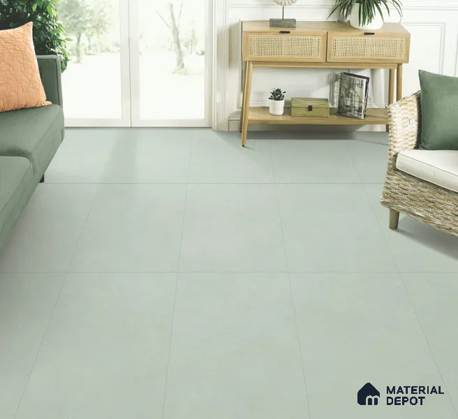Stone Floor & Wall Tile TL 10847 D Theo Misty 4 ft x 2 ft Matte Finish Vitrified Tile - 9 mm | Suitable for Living Room, Bedroom & Kitchen