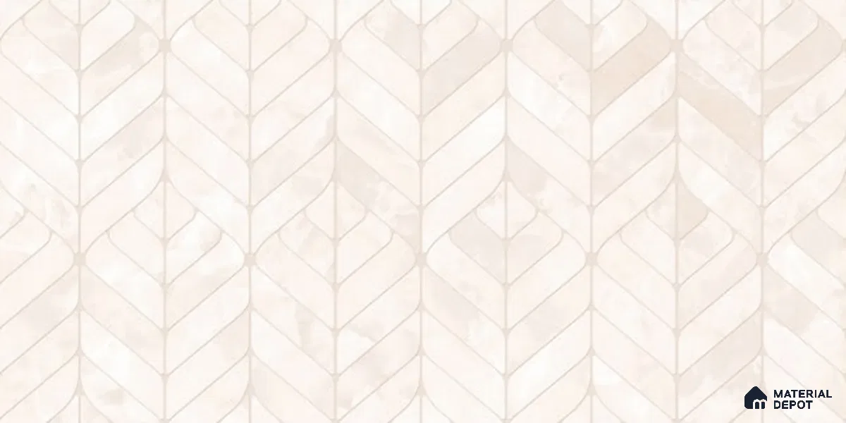Patterned Wall Tile TL 12011 Nebula Mist Decor 4 ft x 2 ft Matte Finish Vitrified Tile - 9 mm