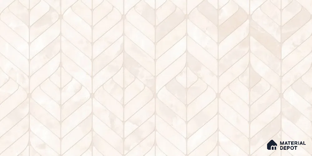 Patterned Wall Tile TL 12011 Nebula Mist Decor 4 ft x 2 ft Matte Finish Vitrified Tile - 9 mm