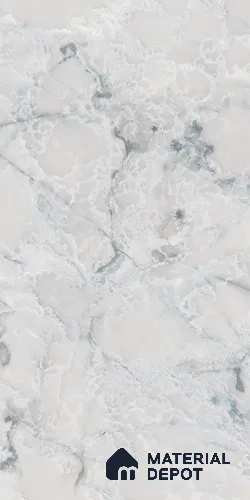 40023 MR+ Pure White Onyx 8 ft x 4 ft MR + High Gloss Finish Decorative Laminate - 1 mm | Suitable for TV Unit, Wardrobe, Kitchen Cabinets