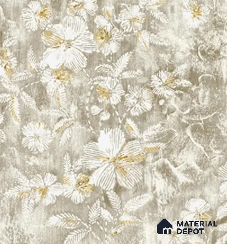 4009 | 10 Meter x 21 Inches Florals Look Wallpaper - 57.41 Sq. Ft. | Minimum 15% wastage during installation