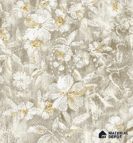 4009 | 10 Meter x 21 Inches Florals Look Wallpaper - 57.41 Sq. Ft. | Minimum 15% wastage during installation