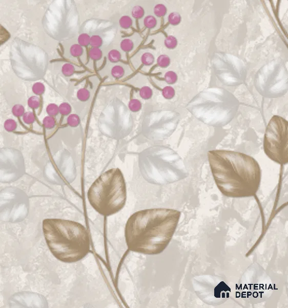 4018 | 10 Meter x 21 Inches Florals Look Wallpaper - 57.41 Sq. Ft. | Minimum 15% wastage during installation