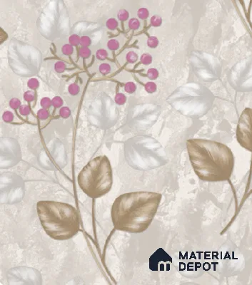 4019 | 10 Meter x 21 Inches Florals Look Wallpaper - 57.41 Sq. Ft. | Minimum 15% wastage during installation