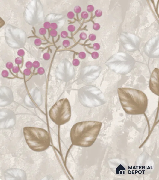 4019 | 10 Meter x 21 Inches Florals Look Wallpaper - 57.41 Sq. Ft. | Minimum 15% wastage during installation