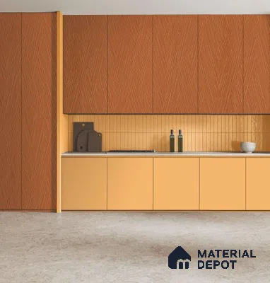 Wooden Look LM 21116 Zebrano Ridge Regal Walnut Texture Finish 8 ft x 4 ft Decorative Laminate - 1 mm | Suitable for TV Unit, Wardrobe, Kitchen Cabinets