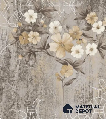 4032 | 10 Meter x 21 Inches Florals Look Wallpaper - 57.41 Sq. Ft. | Minimum 15% wastage during installation