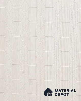 Patterened Look LM 21121 B Vanilla Timber Prism Path Texture Finish 8 ft x 4 ft Decorative Laminate - 1 mm | Suitable for Bedroom, TV Unit, Wardrobe