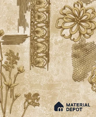 4043 | 10 Meter x 21 Inches Patterned Look Wallpaper - 57.41 Sq. Ft. | Minimum 15% wastage during installation