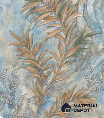 4045 | 10 Meter x 21 Inches Florals Look Wallpaper - 57.41 Sq. Ft. | Minimum 15% wastage during installation