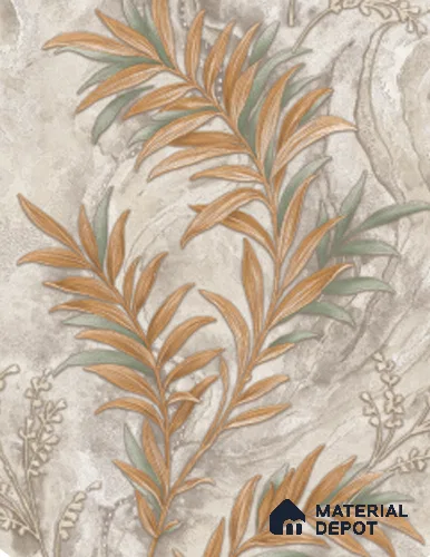 4046 | 10 Meter x 21 Inches Florals Look Wallpaper - 57.41 Sq. Ft. | Minimum 15% wastage during installation