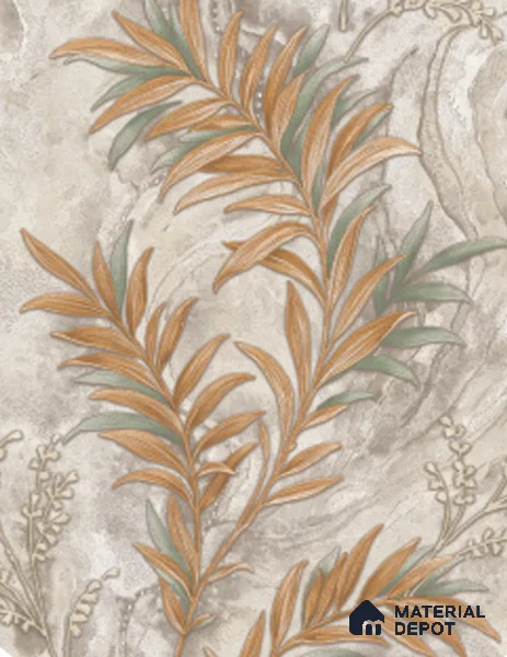 4046 | 10 Meter x 21 Inches Florals Look Wallpaper - 57.41 Sq. Ft. | Minimum 15% wastage during installation