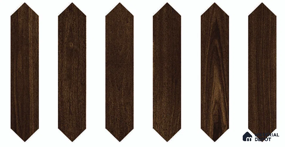 Wood Look Floor TL 13327 P Diamante Wood 1104 A 42 inch x 8 inch Satin Finish Porcelain Tile - 9 mm | 7 Random Designs