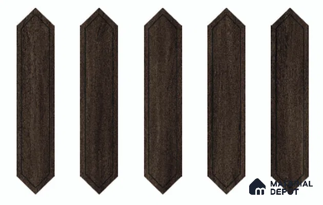 Wood Look Floor TL 13327 J Diamante Wood 1102 E 42 inch x 8 inch Satin Finish Porcelain Tile - 9 mm | 7 Random Designs