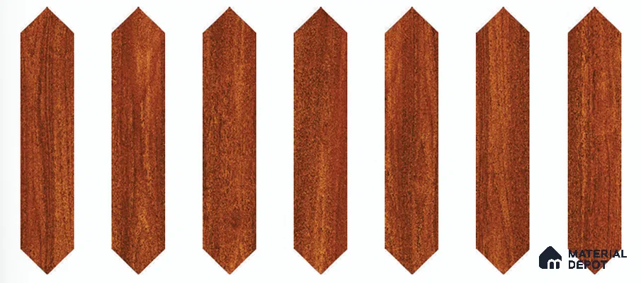 Wood Look Floor TL 13327 Diamante Wood 1101 A 42 inch x 8 inch Satin Finish Porcelain Tile - 9 mm | 7 Random Designs