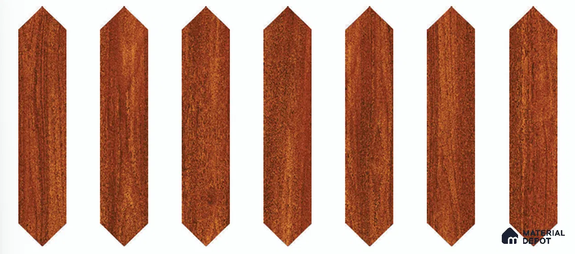 Wood Look Floor TL 13327 Diamante Wood 1101 A 42 inch x 8 inch Satin Finish Porcelain Tile - 9 mm | 7 Random Designs