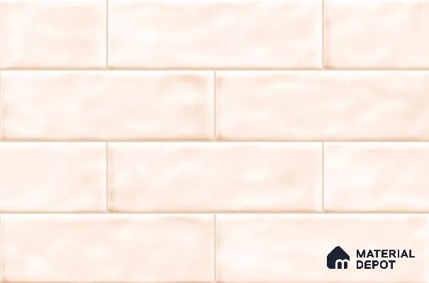 TL 08303 Beige Light 1.5 ft x 1 ft Glossy Finish Ceramic Wall Tile - 7.5 mm