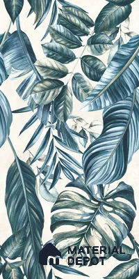 Tropical Wall Tile TL 12772 Malaga Bianco Decor 4 ft x 2 ft Carving Matte Finish Vitrified Tile - 9 mm