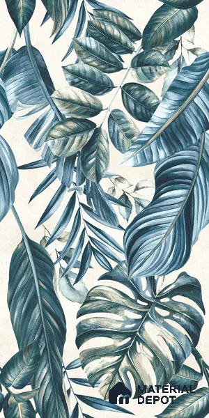 Tropical Wall Tile TL 12772 Malaga Bianco Decor 4 ft x 2 ft Carving Matte Finish Vitrified Tile - 9 mm