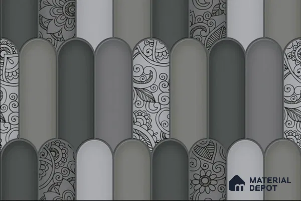 Budget Friendly Faux Subway Wall Tile Value For Money TL 03383  18 x 12 inch - Ceramic Glossy Finish -6 mm | Suitable for Kitchen & Bathroom