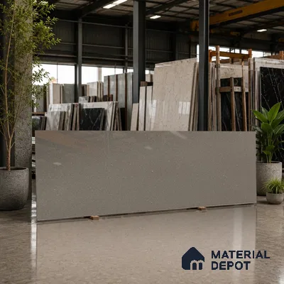 Stone Look Counter Top Slab TL 10056 J Sago Barly Polished 8 ft x 2.62 ft Glossy Finish Vitrified Large Format Tile - 15 mm | Suitable For Counter Top, Dining Table Top & Window Frame