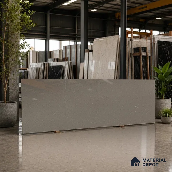 Stone Look Counter Top Slab TL 10056 J Sago Barly Polished 8 ft x 2.62 ft Glossy Finish Vitrified Large Format Tile - 15 mm | Suitable For Counter Top, Dining Table Top & Window Frame