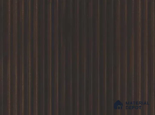 Brown Wooden Louver PN 05621 8 ft x 6 inch Charcoal Panel - 11 mm | Suitable for Feature Wall, TV Unit & Living Room | Width is Subjected to 5% Variation
