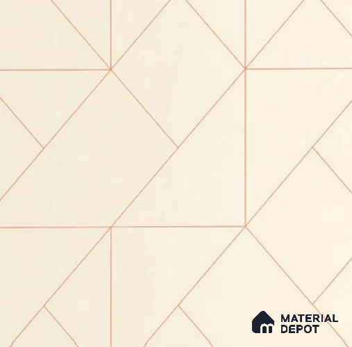 89952323 | 10 Meter x 21 Inches Geometric Look Wallpaper - 57.37 Sq. Ft. | Minimum 15% wastage during installation