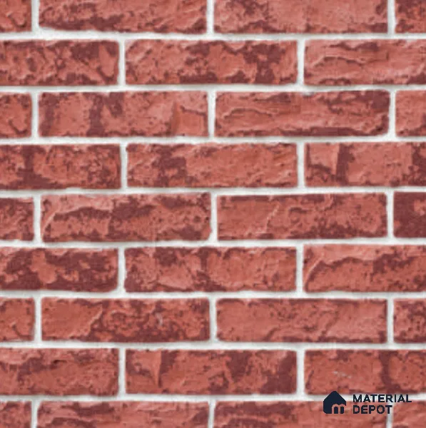 Rusted Brick Series WL 00415 Concrete Panel 9 in x 2 in - 18 mm
