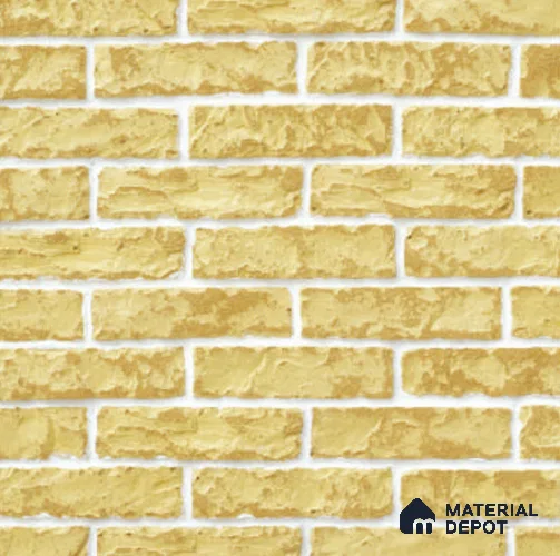 Rusted Brick Series WL 00415 B Concrete Panel 9 in x 2 in - 18 mm