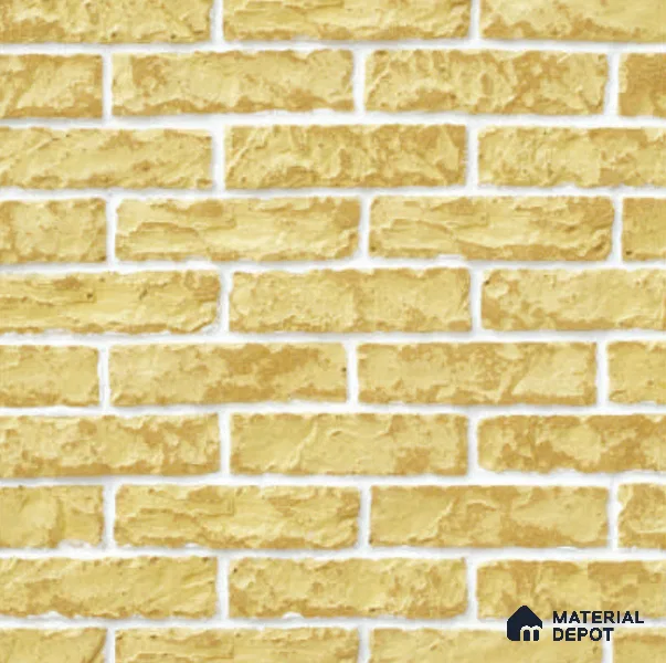 Rusted Brick Series WL 00415 B Concrete Panel 9 in x 2 in - 18 mm