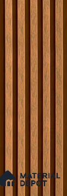 PN 06369 C WPC Slim Design 9.6 ft x 8.6 inch Exterior Wall Panel - 26 mm | Suitable for Facade, Balcony, Cafeteria | Suitable for Balcony, Facade & Open Area | Width is Subjected to 5% Variation
