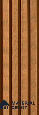 PN 06369 E WPC 3/4 Design 8 ft x 8.6 inch Exterior Wall Panel - 26 mm | Suitable for Facade, Balcony, Cafeteria | Suitable for Balcony, Facade & Open Area | Width is Subjected to 5% Variation