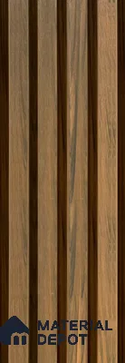 PN 06366 B WPC 3/4 Design 9.6 ft x 8.6 inch Exterior Wall Panel - 26 mm | Suitable for Facade, Balcony, Cafeteria | Suitable for Balcony, Facade & Open Area | Width is Subjected to 5% Variation