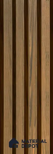 PN 06366 B WPC 3/4 Design 9.6 ft x 8.6 inch Exterior Wall Panel - 26 mm | Suitable for Facade, Balcony, Cafeteria | Suitable for Balcony, Facade & Open Area | Width is Subjected to 5% Variation