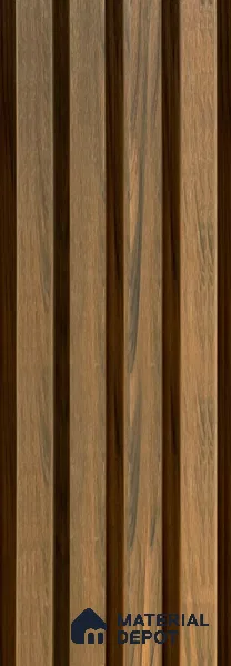 PN 06366 B WPC 3/4 Design 9.6 ft x 8.6 inch Exterior Wall Panel - 26 mm | Suitable for Facade, Balcony, Cafeteria | Suitable for Balcony, Facade & Open Area | Width is Subjected to 5% Variation