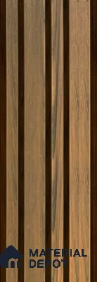 PN 06366 WPC Barcode Design 9.6 ft x 8.6 inch Exterior Wall Panel - 26 mm | Suitable for Facade, Balcony, Cafeteria | Suitable for Balcony, Facade & Open Area | Width is Subjected to 5% Variation