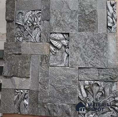WL 00376 Ash Cluster 450 x 300 mm Natural Stone Wall Cladding |  Stone is a Natural Product, Please Expect Variation in Shades